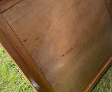 Vintage Bevelled mirror 3feet by 3feet