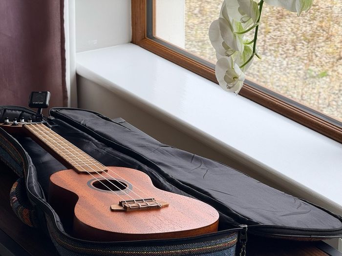 Ukulele with Free Tuner and Case