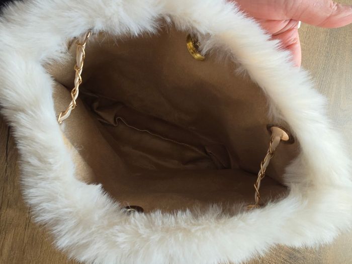 Plush handbag