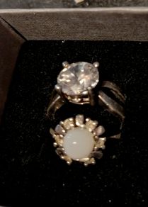 2 sterling silver rings