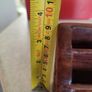 Vintage carved wooden letter organizer rack -1970s- front panel w/ floral design Image 2