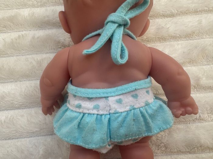 Berenguer Lil Cutesie Chubby approx. 9" Baby Doll Green Eyes 18-14 Used Please see photos
