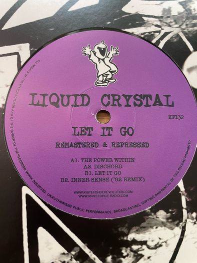 Liquid Crystal - Let It Go (Remastered & Repressed) - 12" Vinyl E.P. - 2021 Kniteforce Records