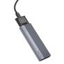 HOCO enclosure for M.2 SATA SSD drives M key B+M key up to 4TB USB A USB3.2 / 6GBps HB47 Metal Image 7