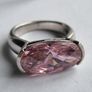 925 silver ring PINK Image 3