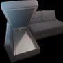 Sofa Bed with storage Image 4
