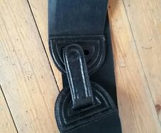 Vintage black belt