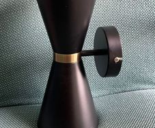 Wall Modern Up/Down Sconce Brass Double Lamp Lights Shade E14