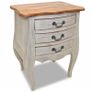 Bedside Cabinet Solid Reclaimed Wood 48x35x64 cm Image 2