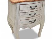 Bedside Cabinet Solid Reclaimed Wood 48x35x64 cm