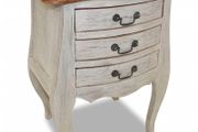 Bedside Cabinet Solid Reclaimed Wood 48x35x64 cm
