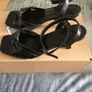Black Strapy Heels Size 6/39 Image 2