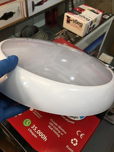 LED Circular IP54 Bulkhead Lights  Built in sensor