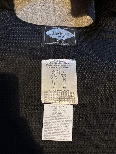 Horse riding back protector