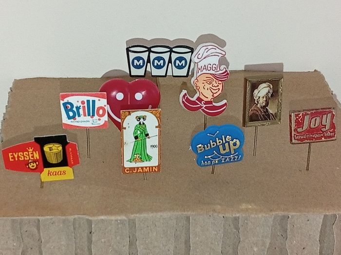 Collection Of Stick Pin Badges Advertising Etc