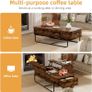 Coffee Table - 3-Partition Industrial Tables Image 5