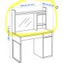 Ikea Micke Desk Shelf Image 3