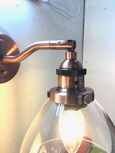 Copper Wall Light