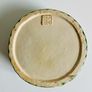 Vintage Green Bamboo Ceramic Serving Dish Decorative Leaf Plate Image 5