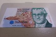Irish 10 pound banknote