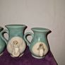 Set of 4 Irish Stoneware face mugs Image 3