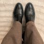 Black leather boots Image 2