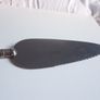 Sterling silver handled cake slice server king's pattern Image 6