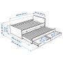 ikea single bed with underbed and storage Image 7