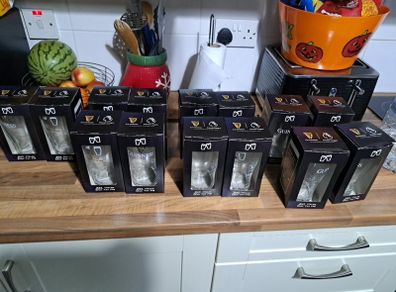Guinness Premier League Official Pint Glasses