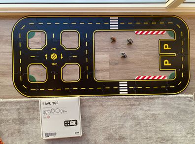 IKEA Cardboard Road Puzzle Track Set
