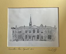 Riverstown House, Maynooth, Co. Kildare - mounted art print