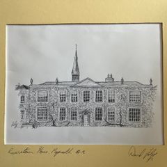 Riverstown House, Maynooth, Co. Kildare - mounted art print