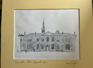 Riverstown House, Maynooth, Co. Kildare - mounted art print