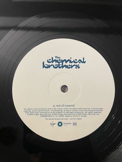 The Chemical Brothers - Out Of Control / Power Move - 12" Promo Single - 1999 - CHEMSTXDJ10