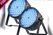 Stage Lights Strobe Lights LED Par Lights 54x3W LED RGB, DMX512/Sound Activated DJ Lights Strobe/Wash Lights for Wedding, Club, Party, Concert Bars Show 2 Packs (FREE SHIPPING)
