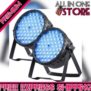 Stage Lights Strobe Lights LED Par Lights 54x3W LED RGB, DMX512/Sound Activated DJ Lights Strobe/Wash Lights for Wedding, Club, Party, Concert Bars Show 2 Packs (FREE SHIPPING)