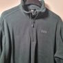 Mens Helly Hansen Polartec Fleece Top Quarter Zip Green Size Xxl Double Extra Large Image 3
