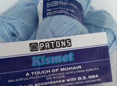 New vintage 20%mohair wool knitting/crochet/crafts