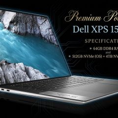 Dell XPS, 64GB RAM, 512GB + 4TB SSD + Docking station + extras