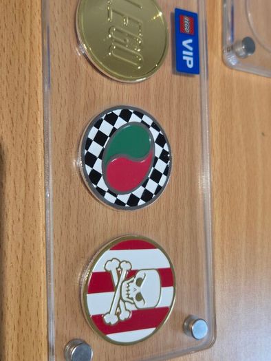 Lego VIP 5 Collectable Coins and DisplaysLego VIP 5 Collectable Coins and Displays