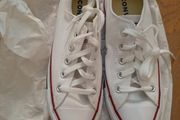 Converse Trainers Size 4 (37) White Brand New