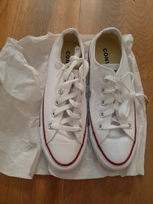 Converse Trainers Size 4 (37) White Brand New