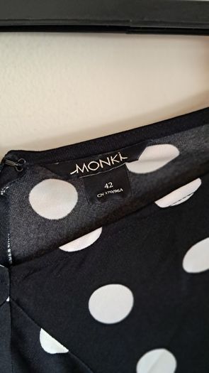 Monki Polka-dot mini dress Size 14/EU 42