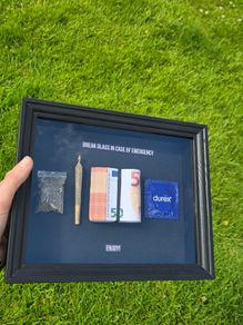 Gift 3D money frame art decor