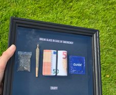 Gift 3D money frame art decor