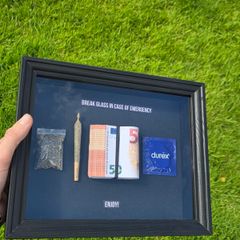 Gift 3D money frame art decor