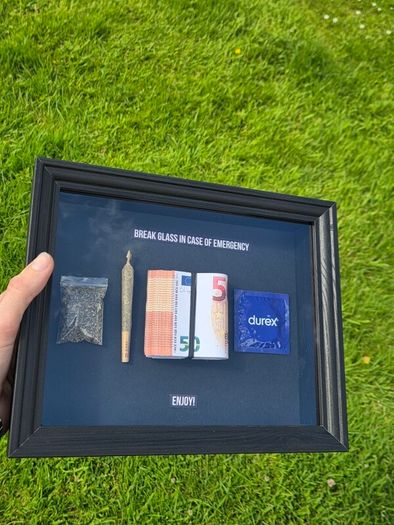 Gift 3D money frame art decor