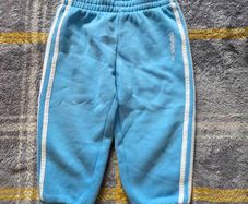 18-24m, Blue Adidas Tracksuit Bottoms