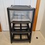 3 Drawer plastic storage Image 2
