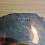 Antique Silver scrollwork footed dish. Hallmarked Birmingham Image 7